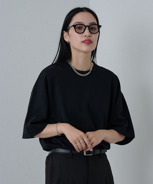 COLONY 2139(コロニートゥーワンスリーナイン)の「エンザイムダンボールリラックスTシャツ(Tシャツ/カットソー・メンズ・オフホワイト/ブラック/ライトグレー・LARGE/MEDIUM)」の10枚目の写真