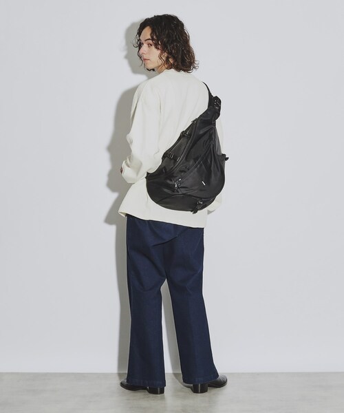 tk.TAKEO KIKUCHI(ティーケータケオキクチ)の「◆ワンショルダーボディバッグ(ボディバッグ/ウエストポーチ・メンズ・ブラック・00)」の14枚目の写真