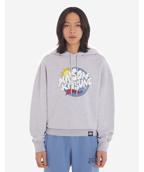 【美品】Maison Kitsuné グレー トレーナー Mサイズ MAISON KITSUNÉ ライトグレー トレーナー M