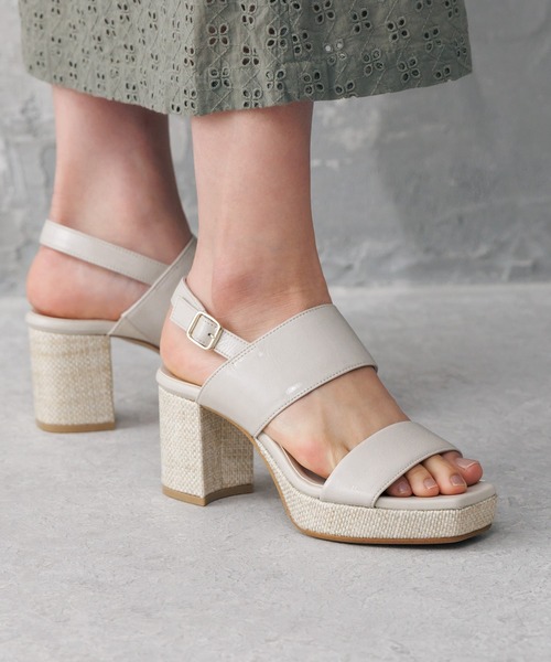 HIMIKO（ヒミコ）の「【Made in Japan】プラットフォームサンダル/641218（サンダル・レディース・ブルー/ブラック/アイボリー・22.5cm/23.0cm/23.5cm/24.0cm/24.5cm/22.0cm/21.5cm/25.0cm/26.0cm/25.5cm）」の6枚目の写真