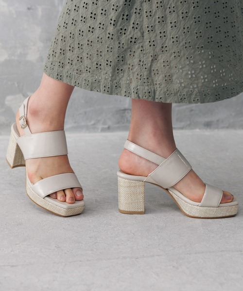 HIMIKO（ヒミコ）の「【Made in Japan】プラットフォームサンダル/641218（サンダル・レディース・ブルー/ブラック/アイボリー・22.5cm/23.0cm/23.5cm/24.0cm/24.5cm/22.0cm/21.5cm/25.0cm/26.0cm/25.5cm）」の7枚目の写真