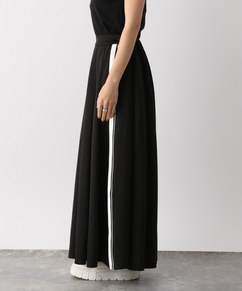 RAGEBLUE（レイジブルー）の「サイドライン/トラックプリーツスカート（スカート・レディース・ホワイト/ブラック/パープル・FREE）」の5枚目の写真