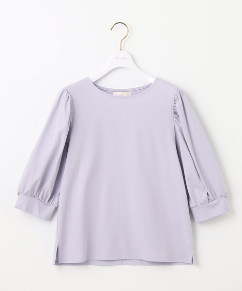 ANY SIS(エニィスィス)の「【接触冷感】美人 ボリュームスリーブ カットソー(Tシャツ/カットソー・レディース・ブラック系/ピンク系/ダークグリーン系/ダルブルー系/ライラック系/ホワイト系・4)」の21枚目の写真