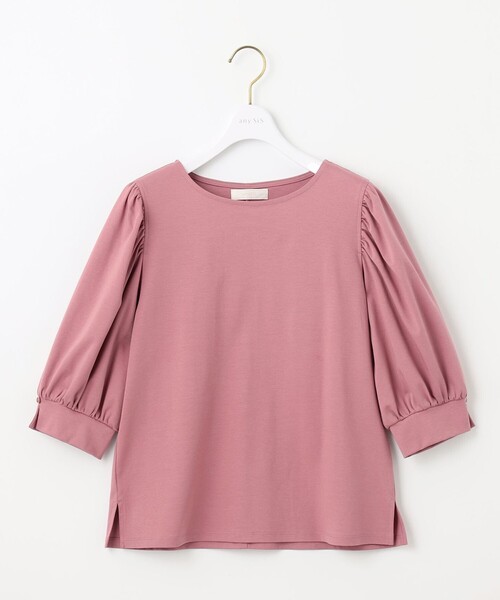 ANY SIS(エニィスィス)の「【接触冷感】美人 ボリュームスリーブ カットソー(Tシャツ/カットソー・レディース・ブラック系/ピンク系/ダークグリーン系/ダルブルー系/ライラック系/ホワイト系・4)」の22枚目の写真
