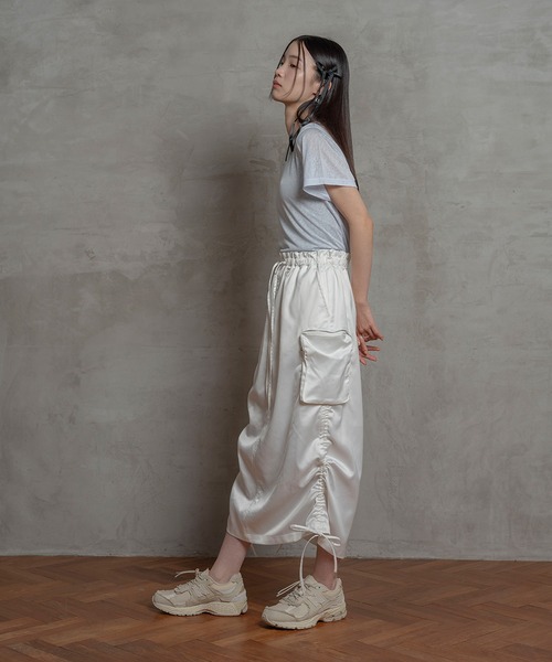 【セール】シースルータグTシャツ（Tシャツ/カットソー）｜poiregnee（ポワニェ）