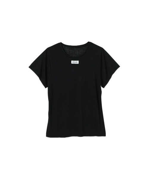 【セール】シースルータグTシャツ（Tシャツ/カットソー）｜poiregnee（ポワニェ）