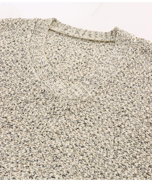 Settimissimo（セッティミッシモ）の「MIXテープヤーン ニット ジレ ベスト（ベスト・レディース・ベージュ/アイボリー・FREE）」の20枚目の写真