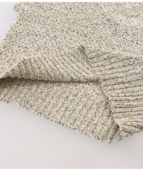 Settimissimo（セッティミッシモ）の「MIXテープヤーン ニット ジレ ベスト（ベスト・レディース・ベージュ/アイボリー・FREE）」の22枚目の写真