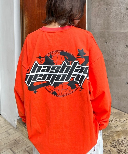 #MEMORY(メモリー)の「【MEMORY】ユニバーサルロゴ ロンTee / Universal Logo Long-Sleeved T-Shirt(Tシャツ/カットソー・メンズ・ホワイト/オレンジ/ブラック・FREE)」の3枚目の写真