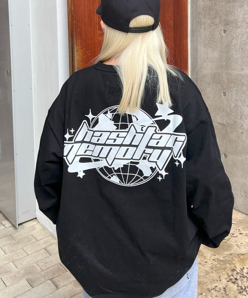 #MEMORY(メモリー)の「【MEMORY】ユニバーサルロゴ ロンTee / Universal Logo Long-Sleeved T-Shirt(Tシャツ/カットソー・メンズ・ホワイト/オレンジ/ブラック・FREE)」の2枚目の写真