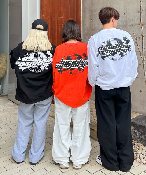 #MEMORY(メモリー)の「【MEMORY】ユニバーサルロゴ ロンTee / Universal Logo Long-Sleeved T-Shirt(Tシャツ/カットソー・メンズ・ホワイト/オレンジ/ブラック・FREE)」の11枚目の写真