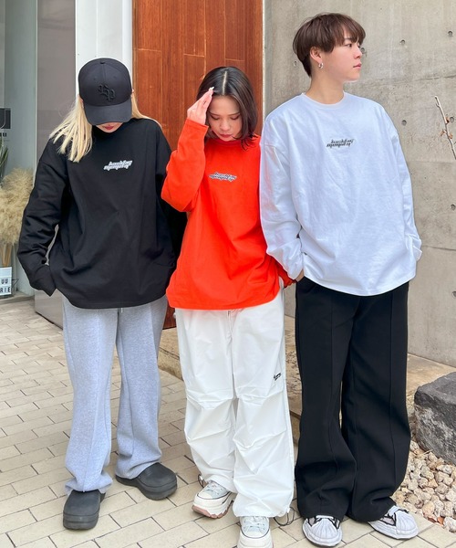 #MEMORY(メモリー)の「【MEMORY】ユニバーサルロゴ ロンTee / Universal Logo Long-Sleeved T-Shirt(Tシャツ/カットソー・メンズ・ホワイト/オレンジ/ブラック・FREE)」の10枚目の写真