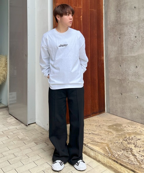 #MEMORY(メモリー)の「【MEMORY】ユニバーサルロゴ ロンTee / Universal Logo Long-Sleeved T-Shirt(Tシャツ/カットソー・メンズ・ホワイト/オレンジ/ブラック・FREE)」の14枚目の写真
