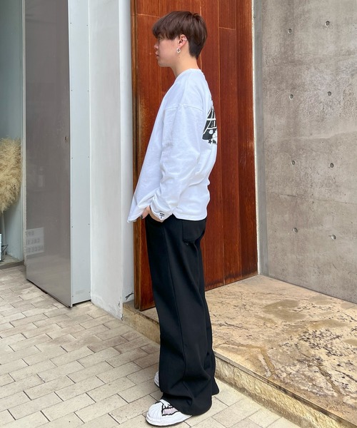 #MEMORY(メモリー)の「【MEMORY】ユニバーサルロゴ ロンTee / Universal Logo Long-Sleeved T-Shirt(Tシャツ/カットソー・メンズ・ホワイト/オレンジ/ブラック・FREE)」の4枚目の写真