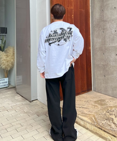 #MEMORY(メモリー)の「【MEMORY】ユニバーサルロゴ ロンTee / Universal Logo Long-Sleeved T-Shirt(Tシャツ/カットソー・メンズ・ホワイト/オレンジ/ブラック・FREE)」の5枚目の写真
