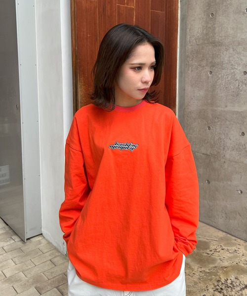 #MEMORY(メモリー)の「【MEMORY】ユニバーサルロゴ ロンTee / Universal Logo Long-Sleeved T-Shirt(Tシャツ/カットソー・メンズ・ホワイト/オレンジ/ブラック・FREE)」の20枚目の写真