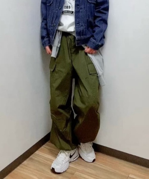 Mac-House(マックハウス)の「GOOD CREW カーゴパンツ ミリタリー(カーゴパンツ・レディース・サックスブルー/オリーブ/ブラック・L/M/XL)」の5枚目の写真