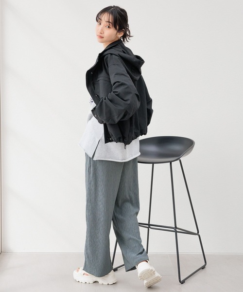 LOWRYS FARM（ローリーズファーム）の「ヨウリュウカットパンツ 108152（その他パンツ・レディース・チャコールグレー/ブルー/ブラック/アイボリー・FREE）」の18枚目の写真