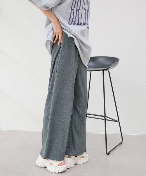 LOWRYS FARM（ローリーズファーム）の「ヨウリュウカットパンツ 108152（その他パンツ・レディース・チャコールグレー/ブルー/ブラック/アイボリー・FREE）」の19枚目の写真