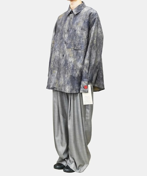 SHINYAKOZUKA(シンヤコヅカ)の「【SHINYAKOZUKA】HIS SHIRT(シャツ/ブラウス・メンズ・ネイビー・M)」の4枚目の写真