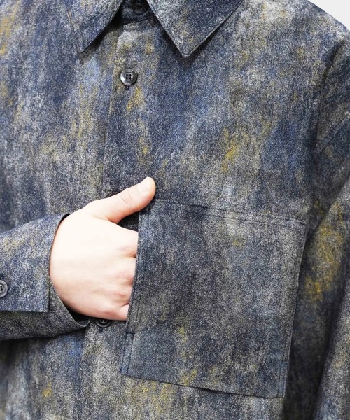 SHINYAKOZUKA(シンヤコヅカ)の「【SHINYAKOZUKA】HIS SHIRT(シャツ/ブラウス・メンズ・ネイビー・M)」の8枚目の写真