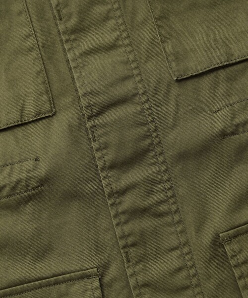 coen（コーエン）の「KhakiJungle別注フリルベスト（ベスト・レディース・オリーブ/ベージュ・FREE）」の8枚目の写真