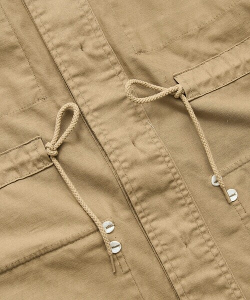 coen（コーエン）の「KhakiJungle別注フリルベスト（ベスト・レディース・オリーブ/ベージュ・FREE）」の20枚目の写真