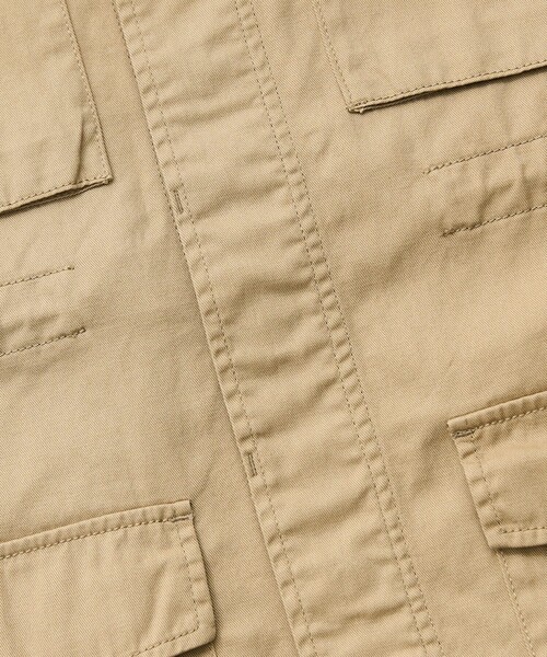 coen（コーエン）の「KhakiJungle別注フリルベスト（ベスト・レディース・オリーブ/ベージュ・FREE）」の22枚目の写真