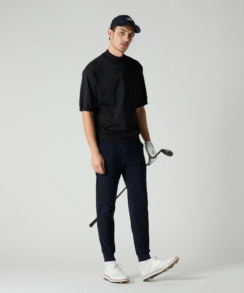 サイズ：Medium UNITED ARROWS GOLF ユナイテッドアローズゴルフ  ストレッチ ジョガーパンツ  ネイビー系 [240101432679] ゴルフウェア レディース ストスト 新品】UNITED ARROWS GOLF ユナイテッドアローズゴルフ