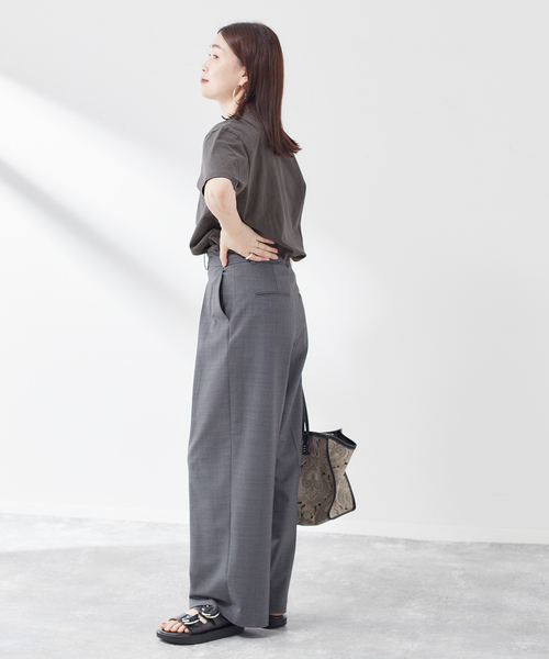 MIXTA（ミクスタ）の「《別注》【MIXTA/ミクスタ】TABBY CAT HANGOUT CREW T-SH：Tシャツ（Tシャツ/カットソー・レディース・ブラック/ネイビー/アイボリー・MEDIUM）」の5枚目の写真