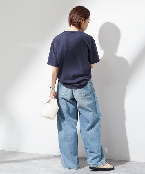 MIXTA（ミクスタ）の「《別注》【MIXTA/ミクスタ】TABBY CAT HANGOUT CREW T-SH：Tシャツ（Tシャツ/カットソー・レディース・ブラック/ネイビー/アイボリー・MEDIUM）」の14枚目の写真