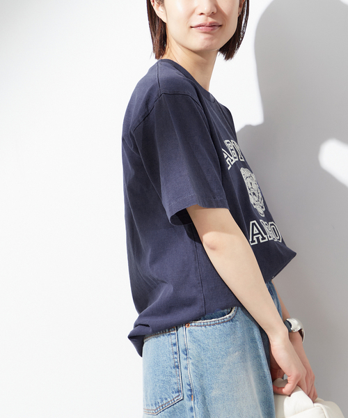 MIXTA（ミクスタ）の「《別注》【MIXTA/ミクスタ】TABBY CAT HANGOUT CREW T-SH：Tシャツ（Tシャツ/カットソー・レディース・ブラック/ネイビー/アイボリー・MEDIUM）」の17枚目の写真