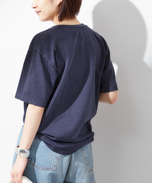 MIXTA（ミクスタ）の「《別注》【MIXTA/ミクスタ】TABBY CAT HANGOUT CREW T-SH：Tシャツ（Tシャツ/カットソー・レディース・ブラック/ネイビー/アイボリー・MEDIUM）」の18枚目の写真