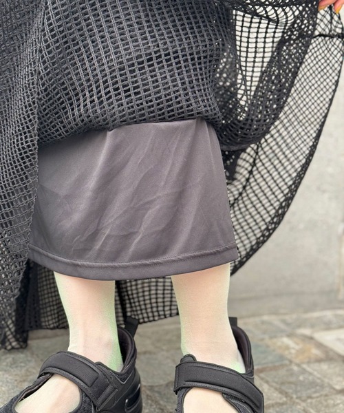 CIAOPANIC(チャオパニック)の「メッシュティアードロングスカート(スカート・レディース・オフホワイト/ブラック/グリーン・FREE)」の21枚目の写真