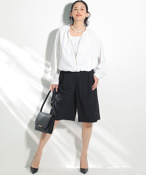 23区 S(ニジュウサンクチイサイサイズ)の「オーガニック コットンリブ タンクトップ(タンクトップ・レディース・ホワイト系/ブラック系/ライトグレー系/オレンジ系/カーキ系/ブルー系/ライトオレンジ系/モスグリーン系/スカイブルー/ピンク・32)」の15枚目の写真