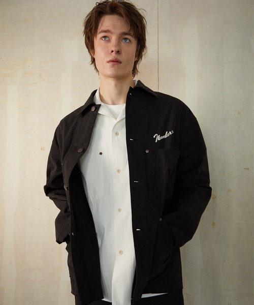 NUMBER (N)INE（ナンバーナイン）の「NUMBER (N)INE/ナンバーナイン　CHAIN STITCH LOGO COVERALL JACKET（カバーオール・メンズ・ブラック/オフホワイト・2/3/4）」の22枚目の写真