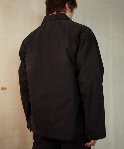 NUMBER (N)INE（ナンバーナイン）の「NUMBER (N)INE/ナンバーナイン　CHAIN STITCH LOGO COVERALL JACKET（カバーオール・メンズ・ブラック/オフホワイト・2/3/4）」の13枚目の写真