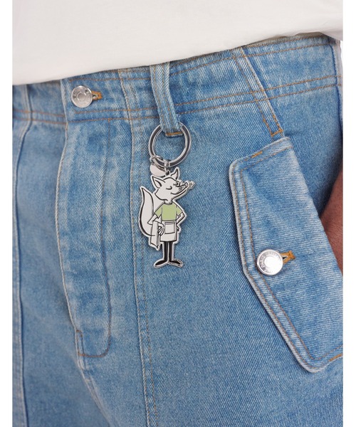 Maison Kitsune（メゾンキツネ）の「CAFE KITSUNE FOX KEYRING（キーケース/キーアクセサリー・メンズ・グリーン系その他・U）」の4枚目の写真