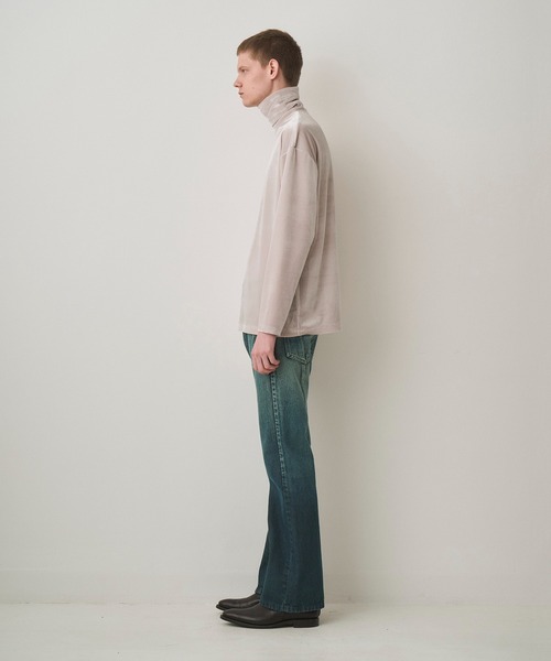 Juha（ユハ）の「LUSH VELOUR TURTLE（Tシャツ/カットソー・メンズ・ブラック/オリーブ/ワインレッド/グリーン/アイボリー・4/3）」の15枚目の写真