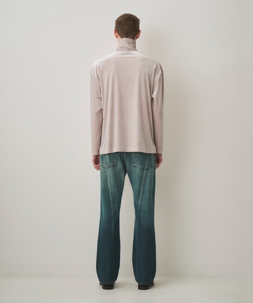 Juha（ユハ）の「LUSH VELOUR TURTLE（Tシャツ/カットソー・メンズ・ブラック/オリーブ/ワインレッド/グリーン/アイボリー・4/3）」の16枚目の写真