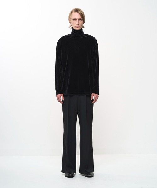 Juha（ユハ）の「LUSH VELOUR TURTLE（Tシャツ/カットソー・メンズ・ブラック/オリーブ/ワインレッド/グリーン/アイボリー・4/3）」の17枚目の写真