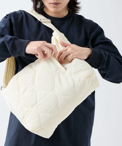 meltum（メルタム）の「【ZOZO限定】QUILT SHOULDER BAG（ショルダーバッグ・メンズ・ブラック/ホワイト/ブラウン・FREE）」の10枚目の写真