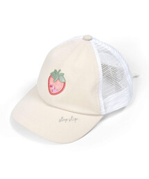 SLAP SLIP（スラップスリップ）の「デニムツイルイチゴユニコーンモチーフ付きバックリボンキャップ(52~54cm)（キャップ・キッズ）」