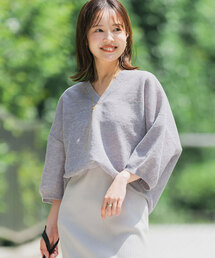 Noble | スポンジシアーショートスリーブニット(ニット/セーター)