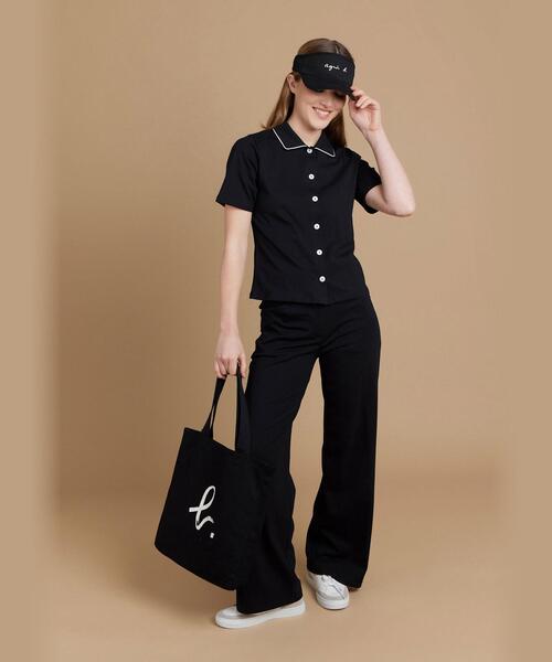 agnes b.  CUZ2 CHEMISE　レザートップス agnes b. CUZ2 CHEMISE レザートップス 【公式通販】
