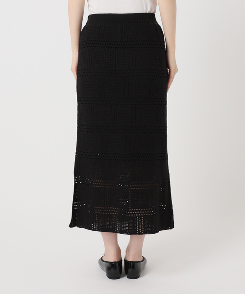 B.C STOCK（ベーセーストック）の「クロシェスカート（スカート・レディース・ブラック/アイボリー・FREE）」の7枚目の写真