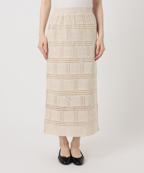 B.C STOCK（ベーセーストック）の「クロシェスカート（スカート・レディース・ブラック/アイボリー・FREE）」の15枚目の写真