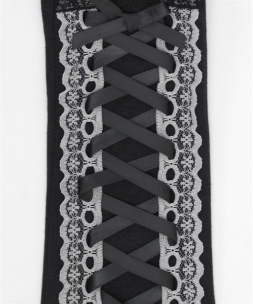 axes femme（アクシーズファム）の「巾着付きレースアップＵＶ手袋（手袋・レディース・ピンク/ブラック・FREE）」の13枚目の写真