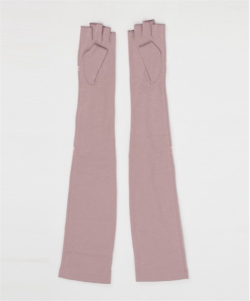 axes femme（アクシーズファム）の「巾着付きレースアップＵＶ手袋（手袋・レディース・ピンク/ブラック・FREE）」の4枚目の写真