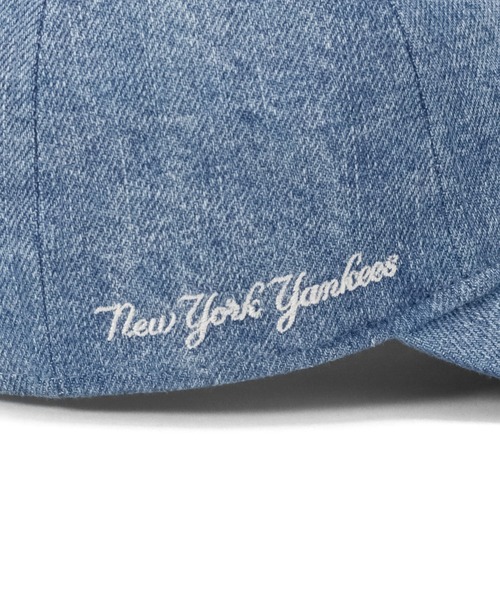 New Era キャップ デニム ビジュー